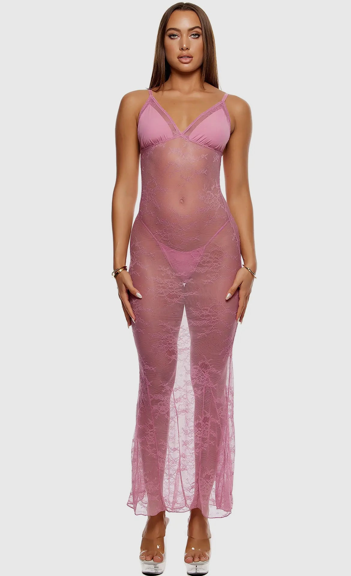 Tease Lounge Night Gown Set