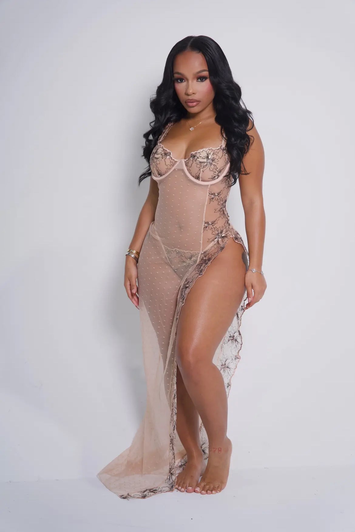 Noelle Brallete Night Gown